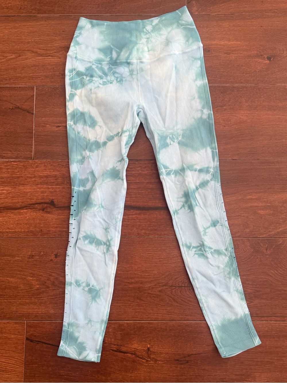 Spiritual Gangster Women's Green Tie-Dye Leggings